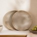 Тарелки SL Home «Монти», d=21 см, набор 2 шт, фарфор, серые