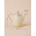 Заварочный чайник SL Home «Волны Сардинии», 1,3 л, 22,5×11×19 см, фарфор, бежевый