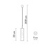 Подвесной светильник Slamp Dimple Single Silver