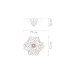 Потолочный светильник Slamp Aurora Large White