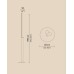 Торшер Slamp Modula Twisted light grey/plisse