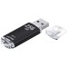 Флешка Smartbuy V-Cut, 256 Гб, USB 3.0, чт до 75 Мб/с, зап до 25 Мб/с, черная