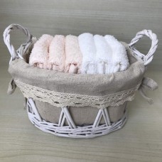 Набор из 6 полотенец для рук (30x30 см) Камила