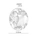 Потолочный светильник Sonex Pale Flori 7748/DL