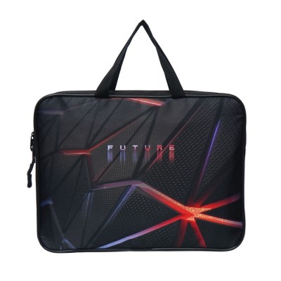 Папка с ручками текстильная А4, Stavia Future 370×280×60 мм, черный