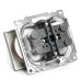 Розетка 2-местная с защитной шторкой Stekker Катрин GLS10-7113-04 49026