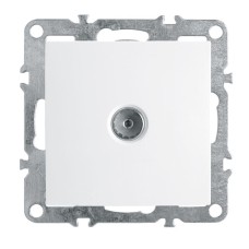 Розетка телевизионная Stekker Эрна белый PST00-9108-01 39315