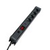 Сетевой фильтр 4-местный с/з Stekker Techno HM22-41-03 50157
