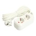 Удлинитель двухместный Stekker Home 49340