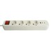 Удлинитель 4-местный с/з с выключателем Stekker Home HM071-41-02 50139
