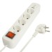 Удлинитель 4-местный с/з с выключателем Stekker Home HM071-41-02 50139