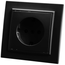 Розетка 1-местная Stekker PST16-9013-03 с защитной шторкой 39479