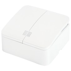 Выключатель двухклавишный Stekker София MSW10-21-01 49290