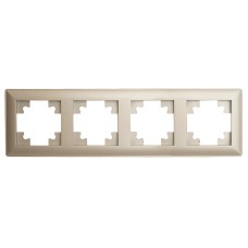Рамка на 4 поста Stekker PFR00-7004-02 39805