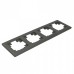 Рамка на 4 поста Stekker PFR00-7004-06 39810