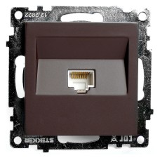 Розетка Ethernet RJ-45 без рамки Stekker Катрин 49023