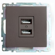 Розетка USB type A без рамки Stekker Катрин 49027