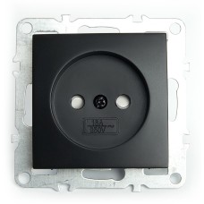 Розетка без заземления и со шторками, без рамки Stekker Эрна 49153