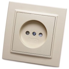 Розетка без заземления и со шторкой Stekker Эрна 39235