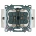 Розетка двойная с заземлением и со шторкой, без рамки Stekker Катрин 39574