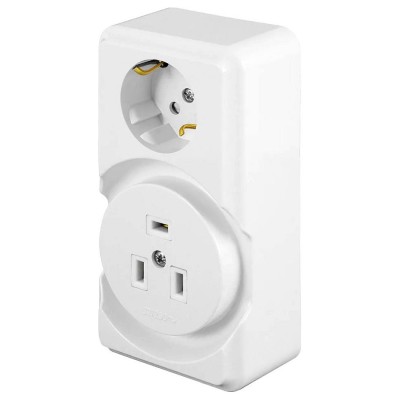 Розетка открытой установки для плит с заземлением Stekker  39826