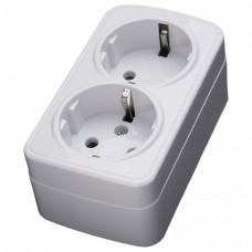 Розетка с заземлением Stekker Basic 39034
