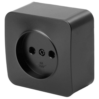 Розетка с заземлением Stekker София 49485