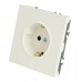 Розетка с заземлением и со шторкой, без рамки Stekker Эмили 49880