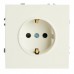 Розетка с заземлением и со шторкой, без рамки Stekker Эмили 49880