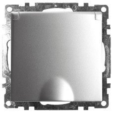 Розетка с заземлением и со шторкой, без рамки с крышкой Stekker Катрин 39580