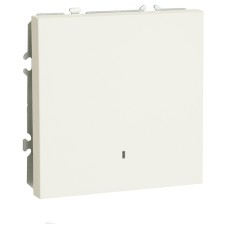 Выключатель одноклавишный с подсветкой без рамки Stekker RSW10-5101-01 49863