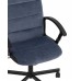  Кресло компьютерное TopChairs ST-TRACER (Спинка и сиденье темно-синяя ткань Light-27) крестовина металл