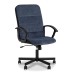  Кресло компьютерное TopChairs ST-TRACER (Спинка и сиденье темно-синяя ткань Light-27) крестовина металл