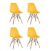 Набор из 4 стульев Eames