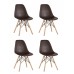 Набор из 4 стульев Eames