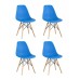 Набор из 4 стульев Eames