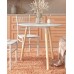  Стол круглый EAMES DST NEW D=80 белый на дер. Ножках