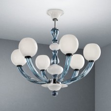 Люстра Sylcom 1537/8 Biancolatte Fume
