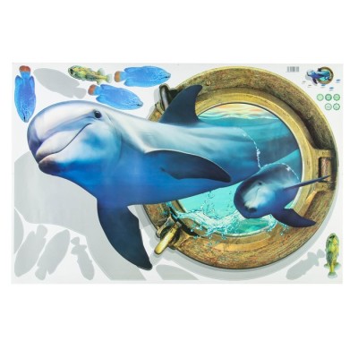 Наклейка интерьерная 3D 