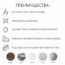 Наклейки интерьерные «Сердца», зеркальные, декор на стену, панно 22×28.5 см, 5 эл
