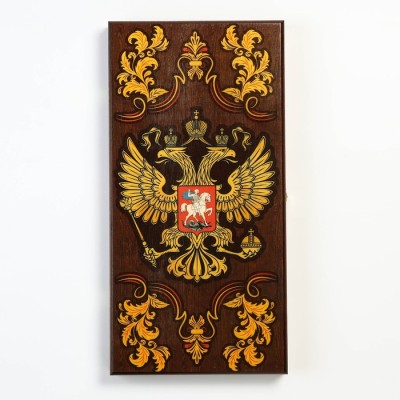 Нарды деревянные большие, настольная игра 
