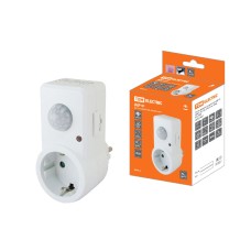 Датчик движения инфракрасный TDM Electric розеточный ДДР-01 SQ0324-0027