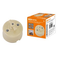 Выключатель фарфоровый поворотный с ручкой Болонь TDM Electric SQ1820-0310