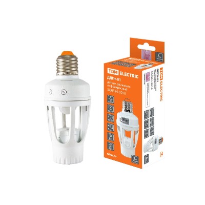 Датчик движения инфракрасный в патрон TDM Electric ДДПт-01 SQ0324-0016