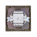 Выключатель одноклавишный на 2 направления Лама TDM Electric SQ1815-0706