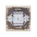 Выключатель одноклавишный с подсветкой Лама TDM Electric SQ1815-0304