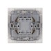 Выключатель одноклавишный с подсветкой на 2 направления Ильмень TDM Electric SQ1823-0006