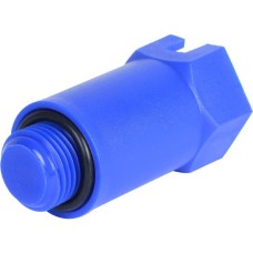 Заглушка TEBO длинная 1/2 НР (синий) (10/100), арт. 006170102