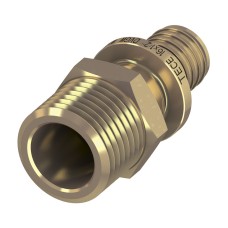 Соединение TECE прямое с ниппелем 16x1/2quot;, латунь