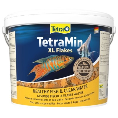 Корм TetraMin XL для рыб, крупные хлопья, 10 л., 2,1 кг